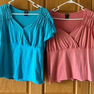 Set of Two Womens Tops - size Medium